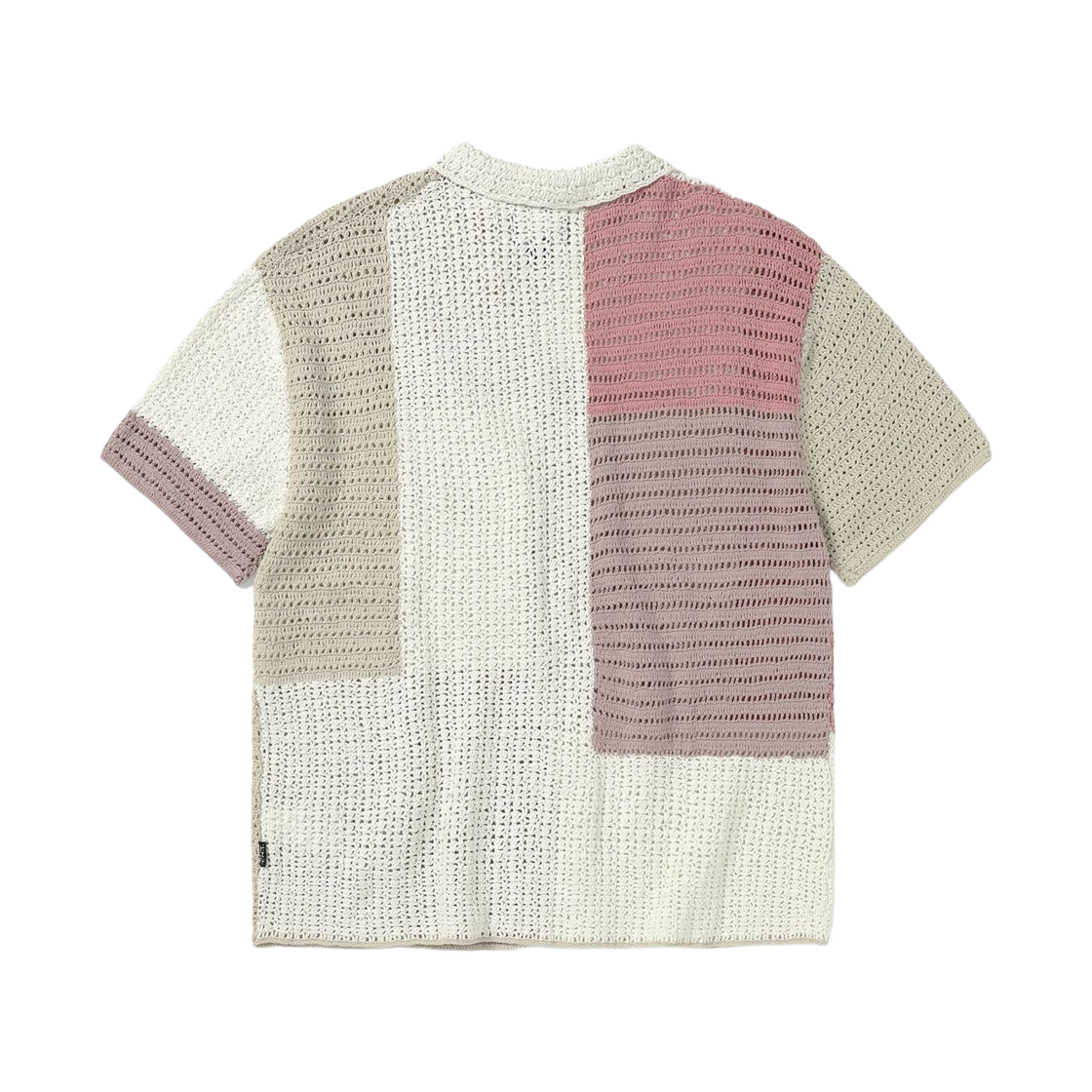 디스이즈네버댓 블록 크로셰 니트 숏슬리브 셔츠 아이보리(Thisisneverthat Block Crochet Knit Short Sleeve Shirt Ivory) - 2