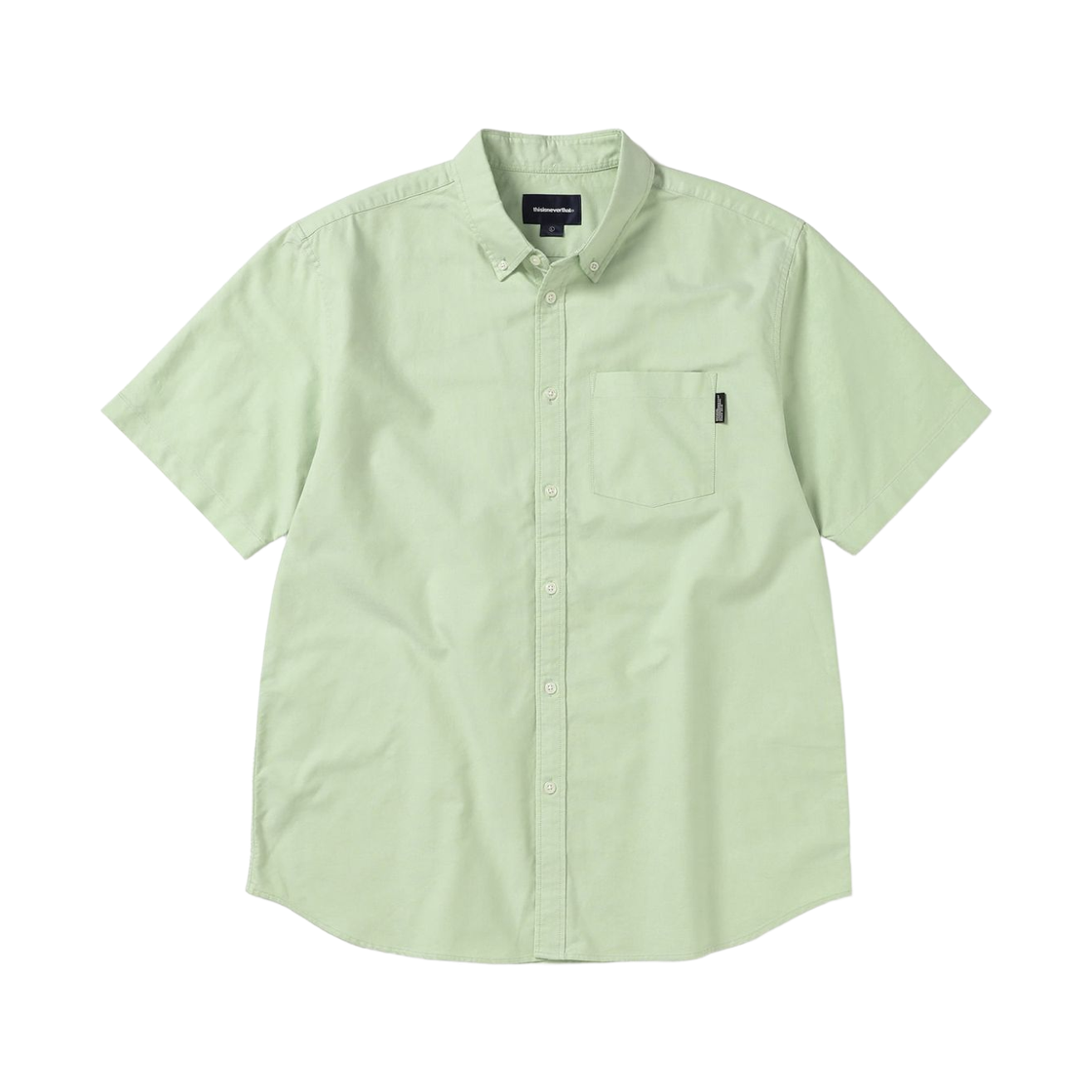 디스이즈네버댓 옥스포드 숏슬리브 셔츠 그린(Thisisneverthat Oxford Short Sleeve Shirt Green) - 1