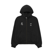 Adidas x Willy Chavarria Chavarria Heavyweight Zip Hoodie Black - KR Sizing