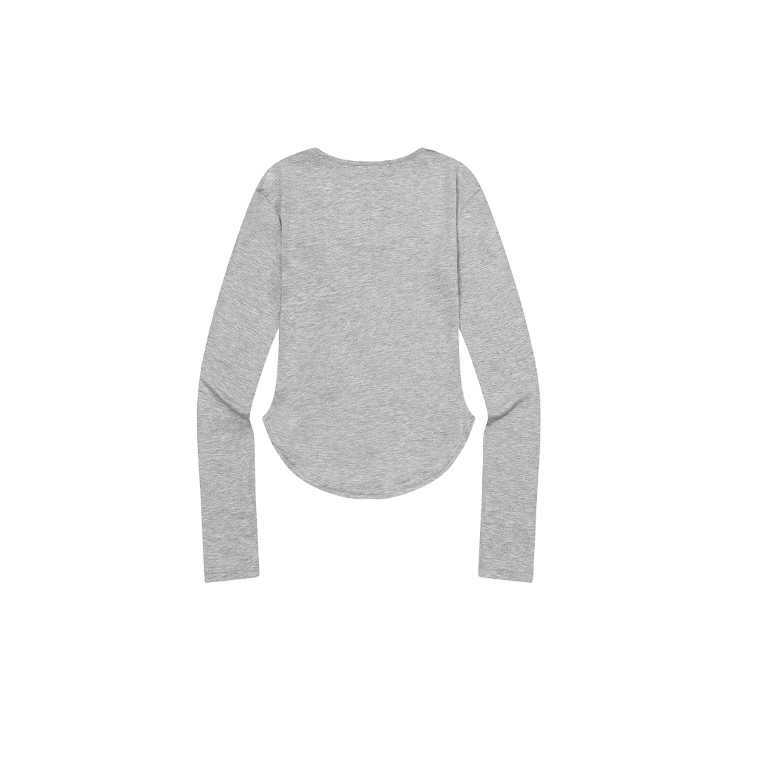 무센트 뮤즈컷 유넥 굴림 긴팔 티 (4컬러) 그레이(MUCENT Musecut U-Neck Long Sleeve T (4Color) Gray) - 2