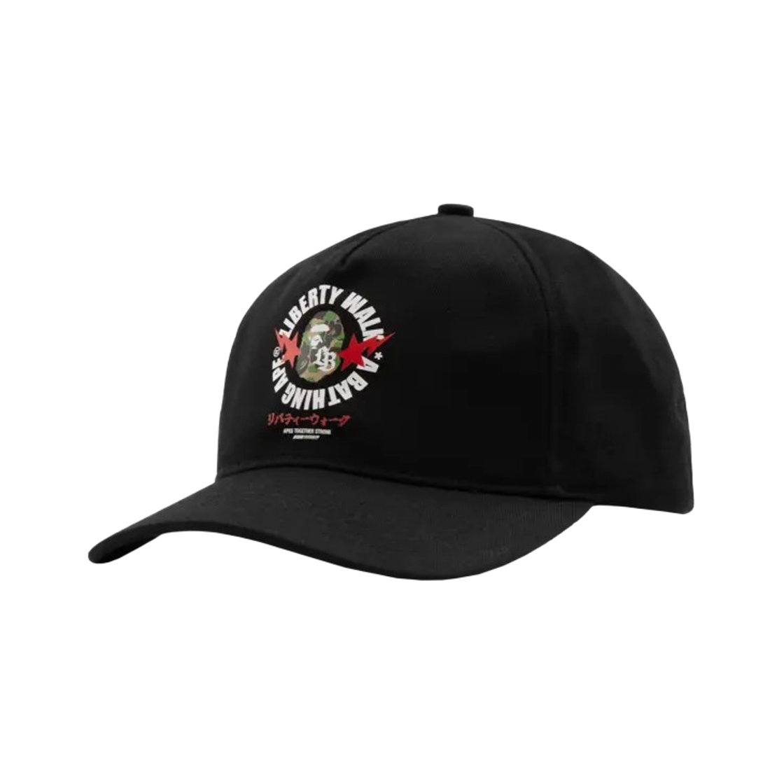 베이프 x 리버티 워크 ABC 카모 비지 웍스 캡 블랙(BAPE x Liberty Walk ABC Camo Busy Works Cap Black) - 2