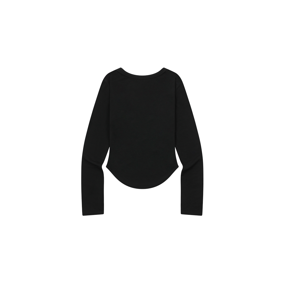 무센트 시에라 호피 하트 유넥 굴림 긴팔 티 (4컬러) 블랙 - 호피 브라운(MUCENT Sierra Leopard Heart U-Neck Log Sleeve T (4Color) Black - Leopard Brown) - 2