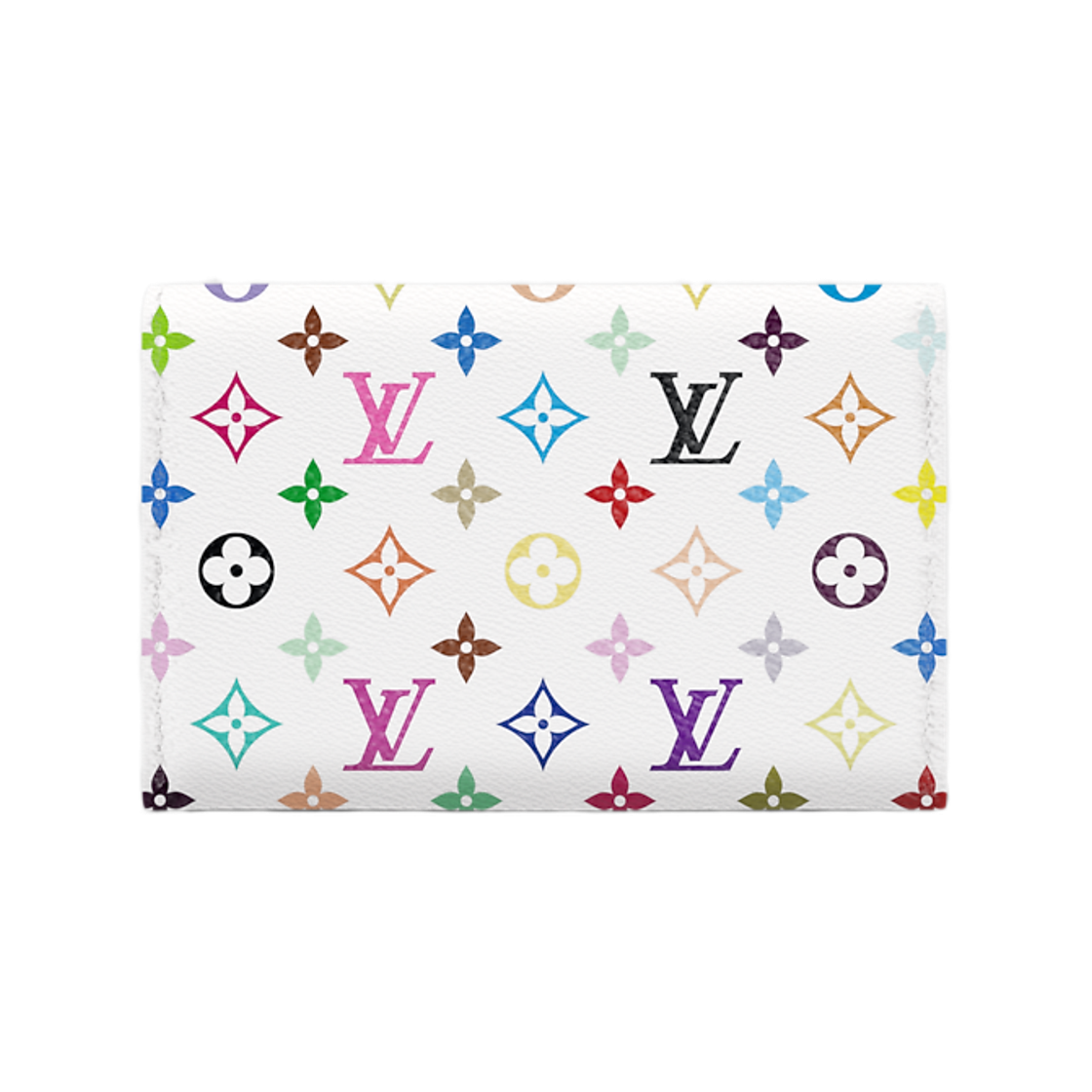루이비통 x 무라카미 타카시 슬림 카드 홀더 멀티컬러 화이트(Louis Vuitton x Murakami Takashi Slim Card Holder Multicolor White)