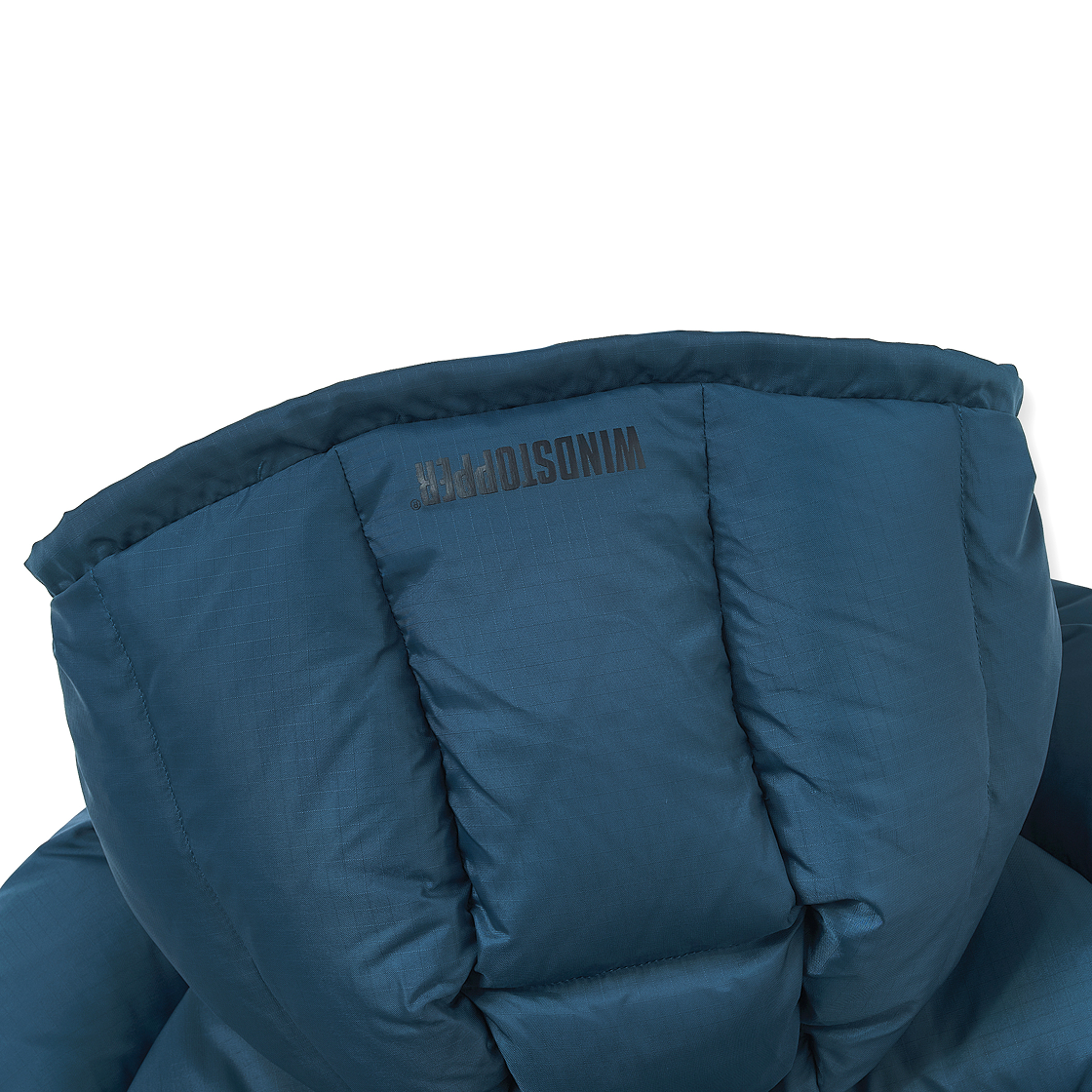 디스이즈네버댓 x 고어텍스 윈드스토퍼 푸퍼 다운 자켓 블루(Thisisneverthat x Gore-Tex Windstopper Puffer Down Jacket Blue) - 7