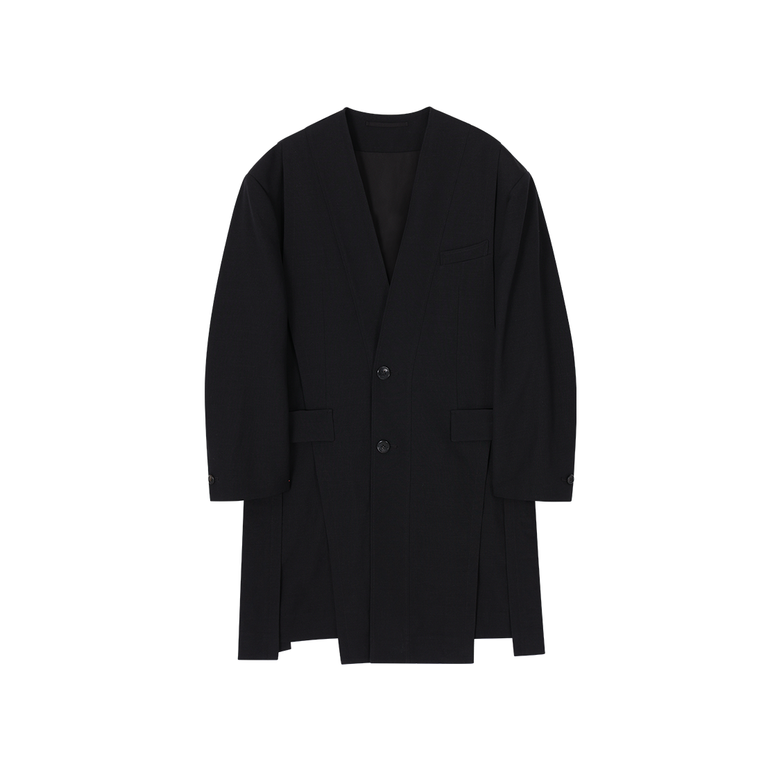 송지오 컬렉션 폴립티크 롱 자켓 블랙(SONGZIO COLLECTION Polyptych Long Jacket Black)