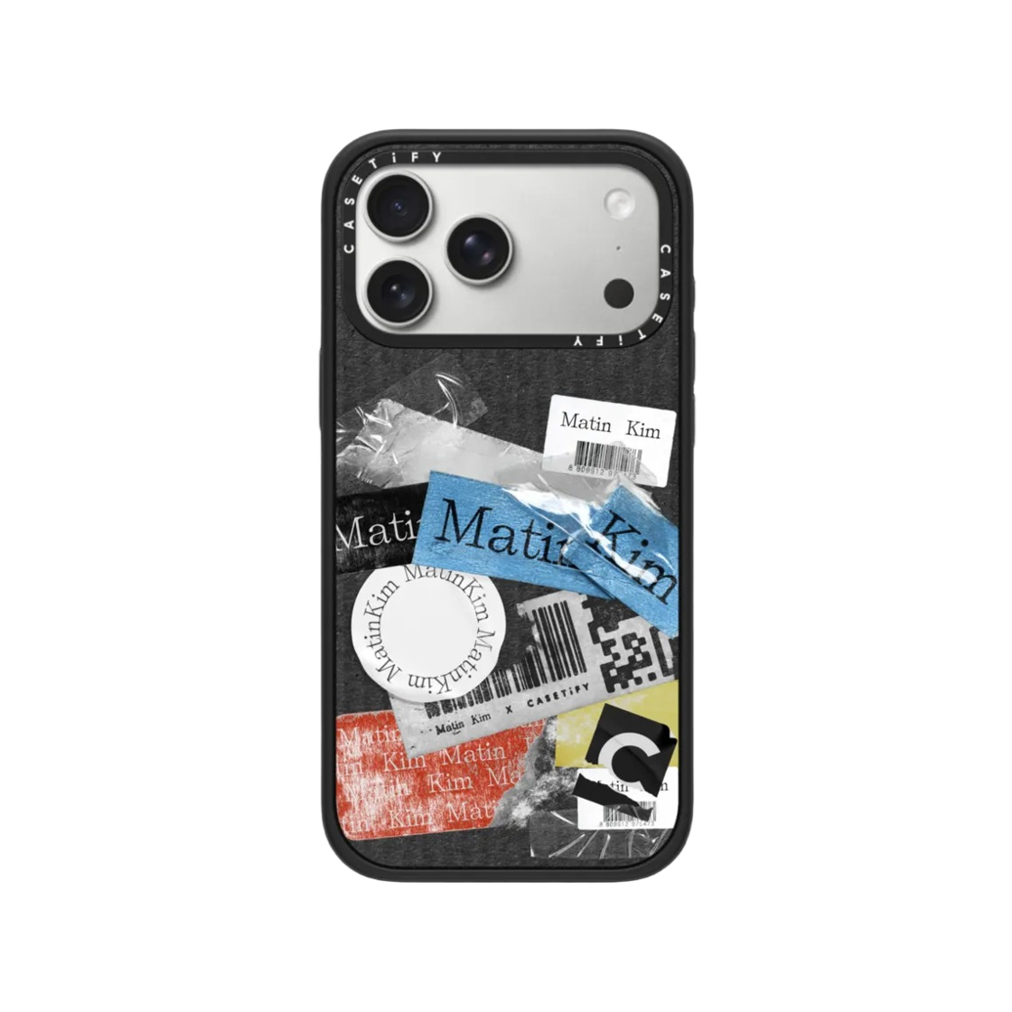 케이스티파이 x 마뗑킴 아이폰 포스트박스 맥세이프 임팩트 케이스 매트 블랙(Castify x Matin Kim iPhone Postbox Magsafe Impact Case Matte Black)