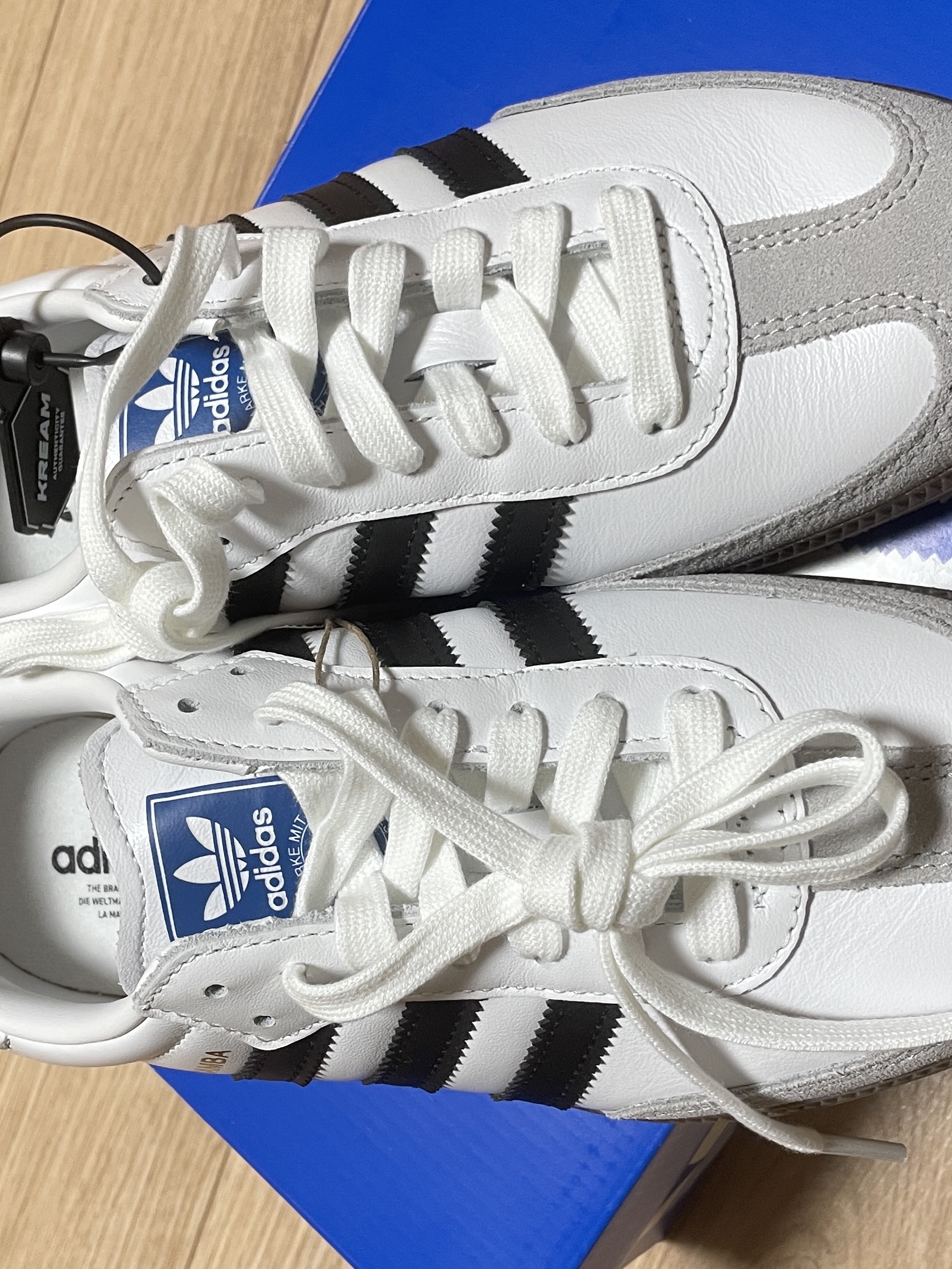 Adidas Samba OG Cloud White 착용 스타일 - 1