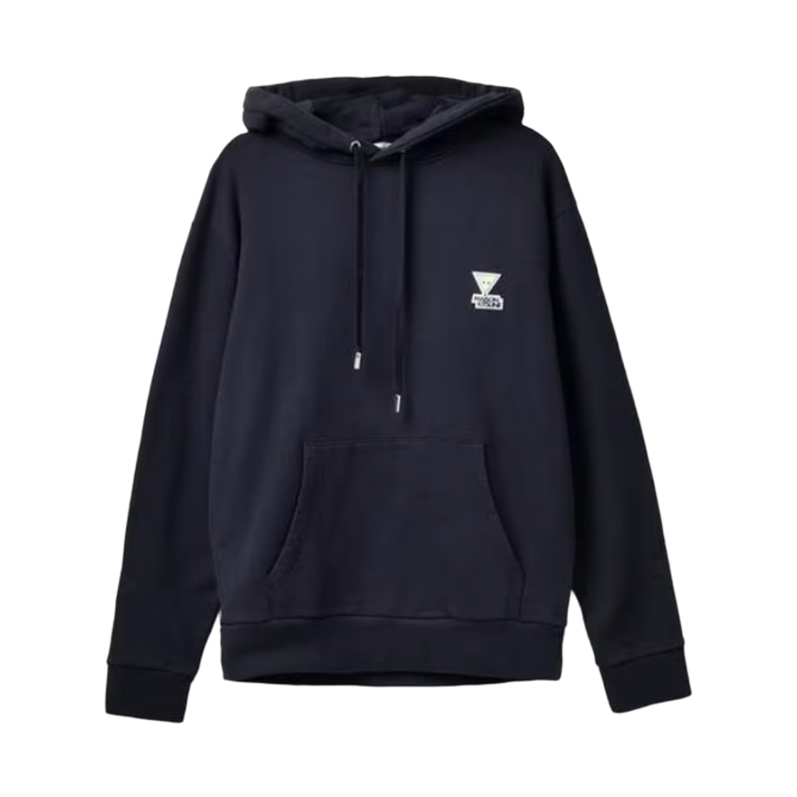메종 키츠네 트라이앵글 폭스 패치 후드 다크 네이비(Maison Kitsune Triangle Fox Patch Hoodie Dark Navy)