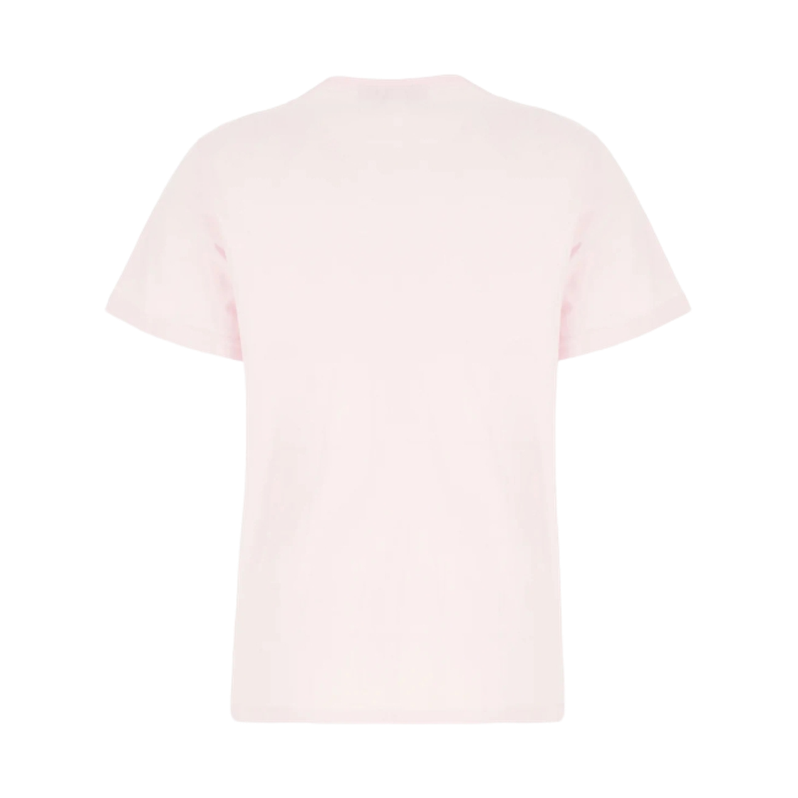 (W) 가니 베이직 코튼 저지 테디 릴렉스드 티셔츠 초크 핑크((W) Ganni Basic Cotton Jersey Teddy Relaxed T-Shirt Chalk Pink) - 2