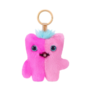 Fuggler Baby Wide Eyed Screech Keyring Purple Pink