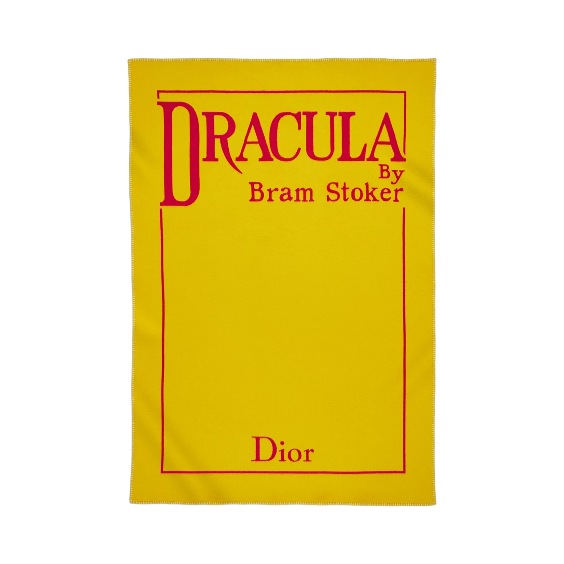 디올 블랭킷 캐시미어 옐로우 레드(Dior Blanket Cashmere Yellow Red)