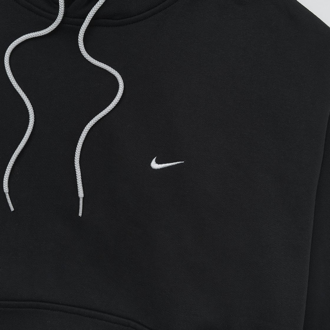 나이키 NRG 솔로 스우시 플리스 후드 블랙 화이트 - US/EU(Nike NRG Solo Swoosh Fleece Hoodie Black White - US/EU) - 3