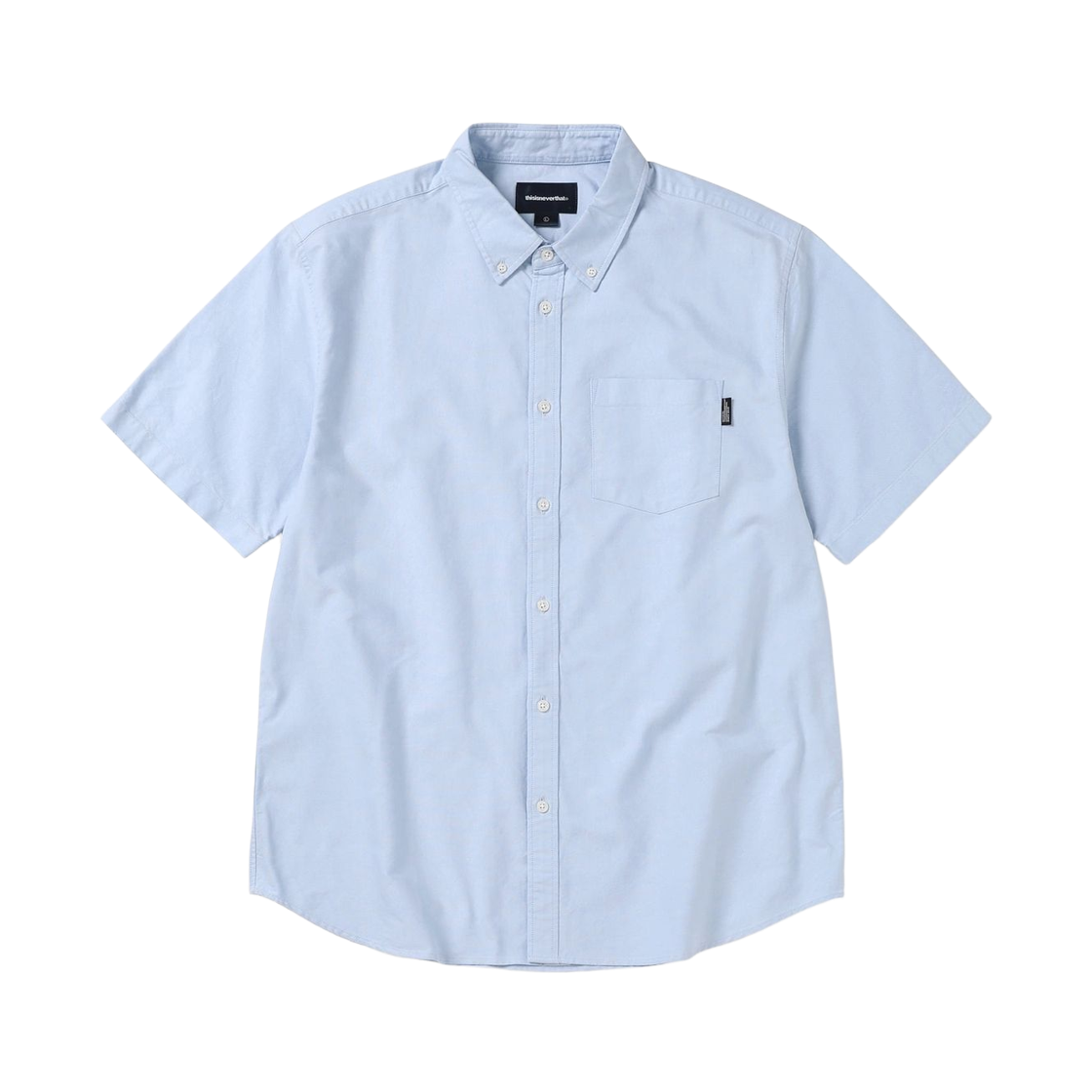 디스이즈네버댓 옥스포드 숏슬리브 셔츠 라이트 블루(Thisisneverthat Oxford Short Sleeve Shirt Light Blue) - 1