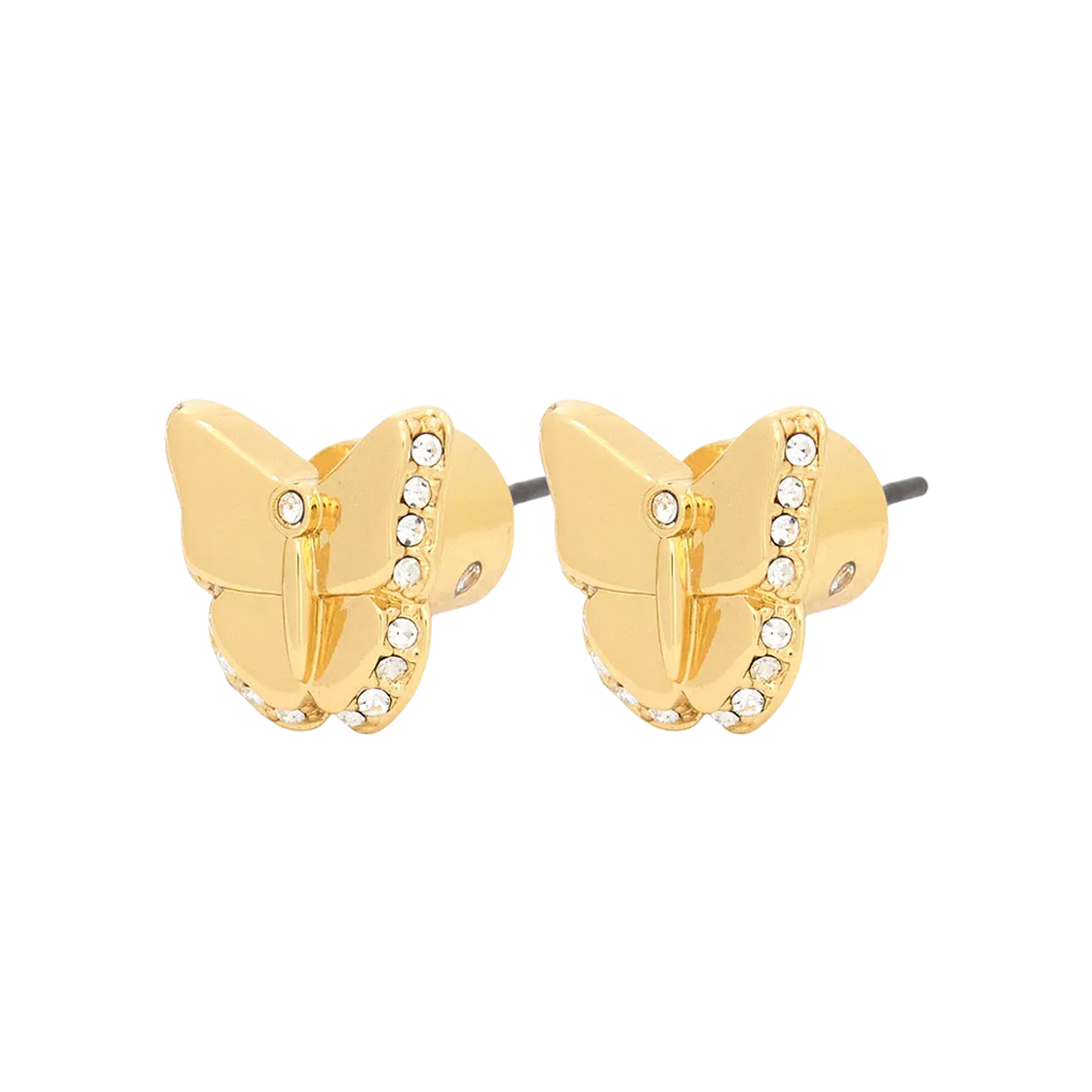 (W) 코치 버터플라이 이어링 골드((W) Coach Butterfly Earrings Gold)