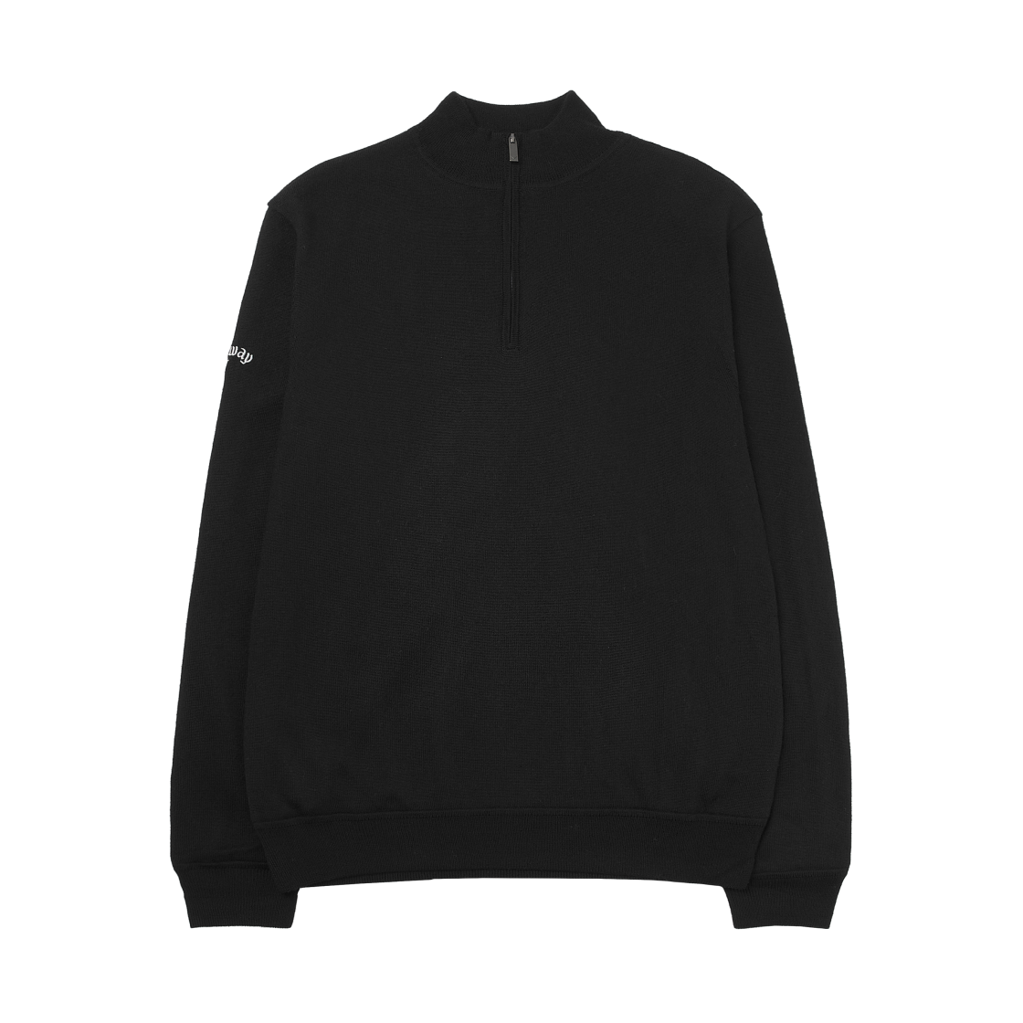 CGGF7079-019 Callaway X Windstopper Quarter Zipped Sweater Black Ink