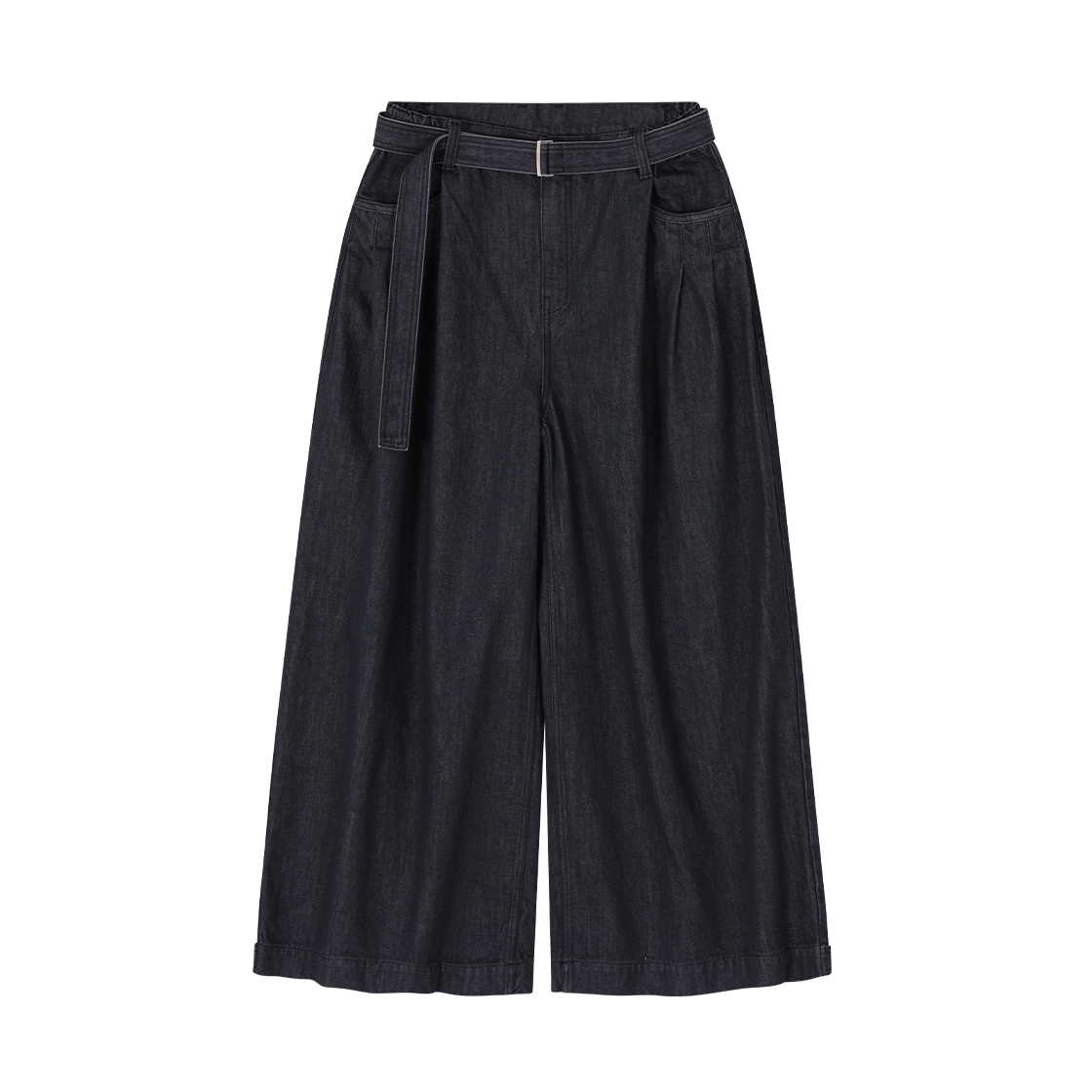 송지오 컬렉션 엣지폴드 볼륨 데님 블랙(SONGZIO COLLECTION Edgefold Volume Denim Black)