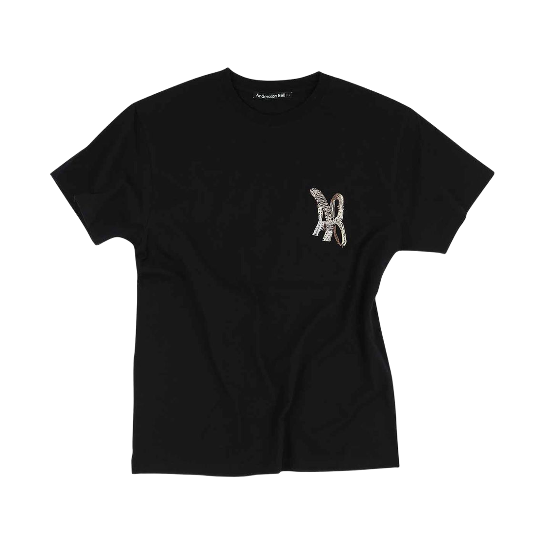 앤더슨벨 뉴 AB 프린트 티셔츠 블랙(Andersson Bell New AB Print T-Shirt Black)