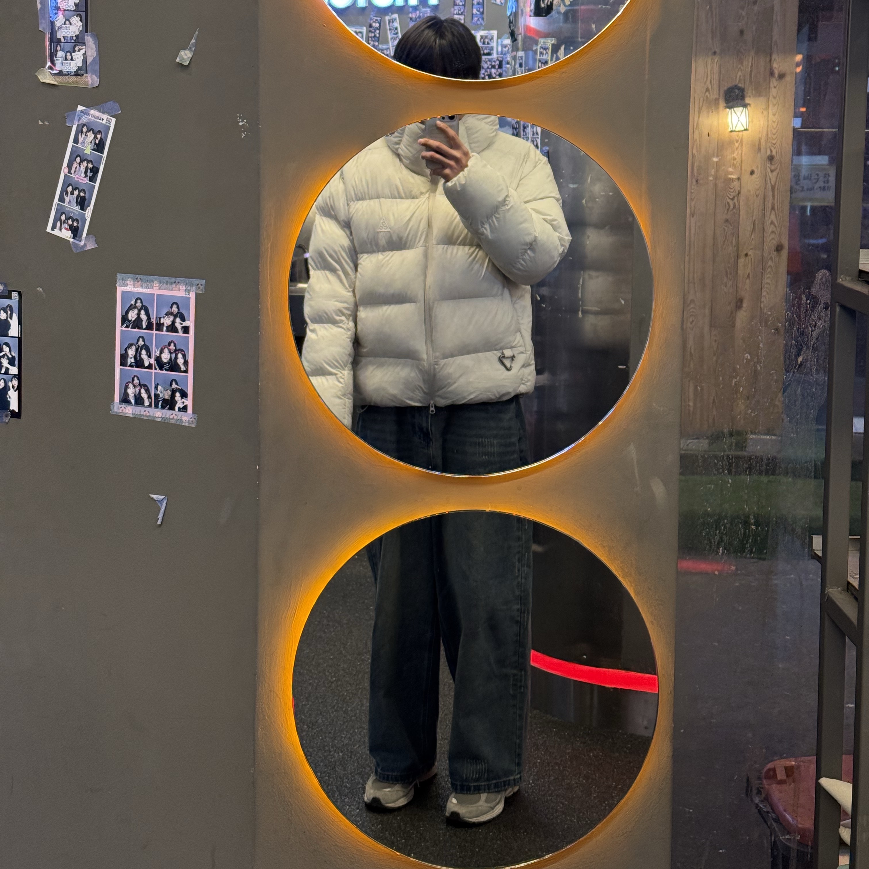 Nike ACG Therma-Fit ADV Lunar Lake Loose Hooded Jacket Light Orewood Brown - Asia, New Balance 2002R Grey 착용 스타일