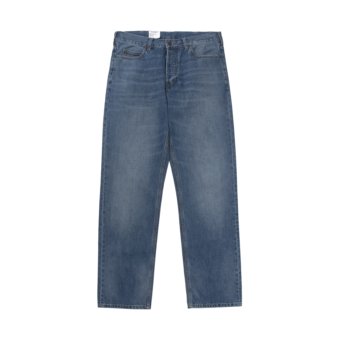 I023029-01-WJ Carhartt WIP Marlow Pants Blue Worn Bleached