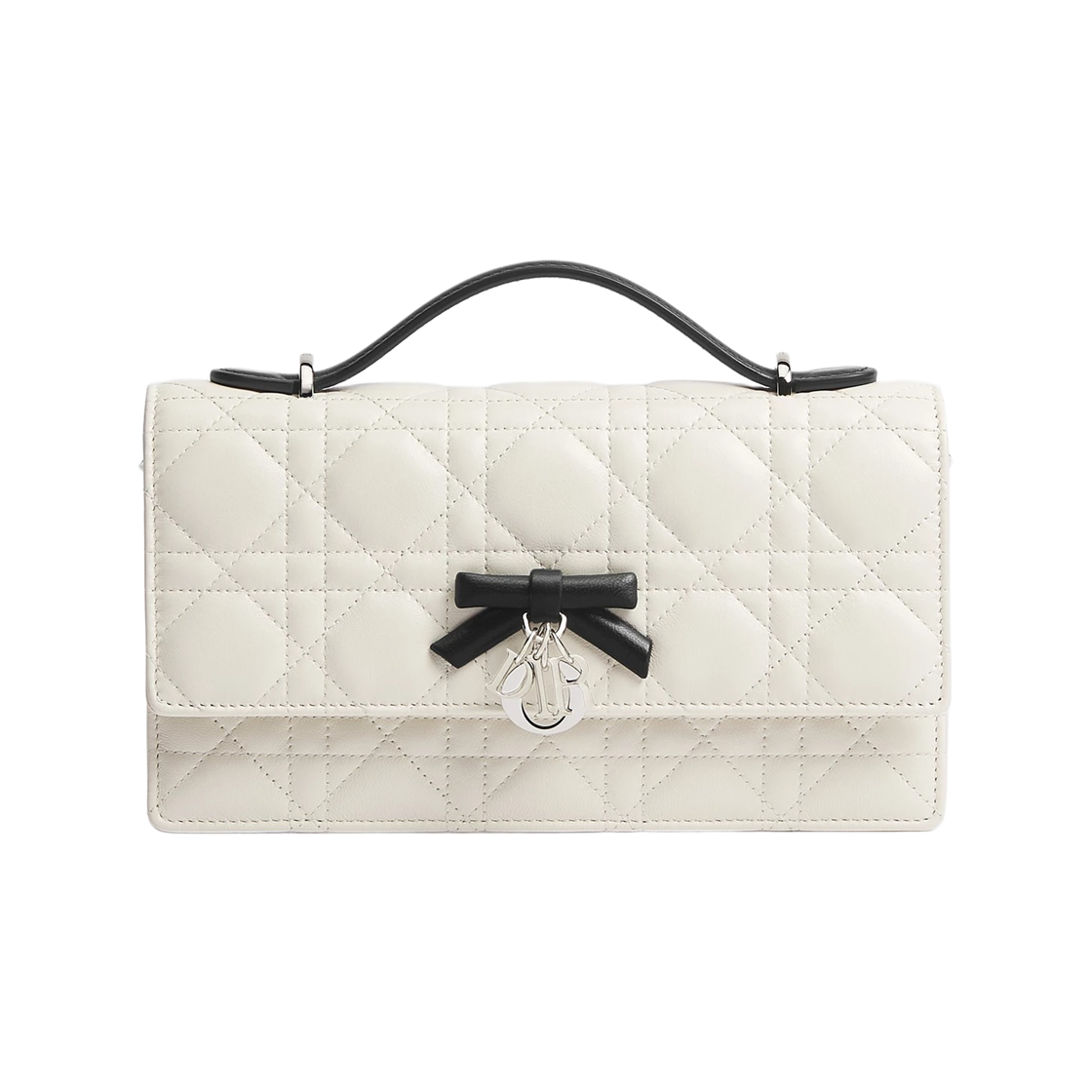 S0984PUQC-M06E Dior My Dior Mini Bag Cannage Lambskin Latte Black