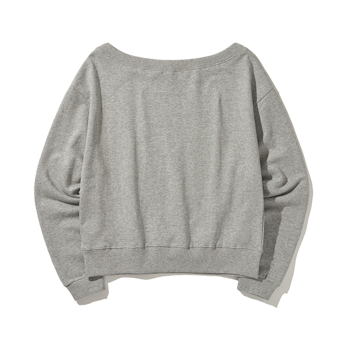 디오스피스 원숄더 맨투맨 그레이(DAUSPICE GA One-Shoulder Sweatshirt Gray) - 2