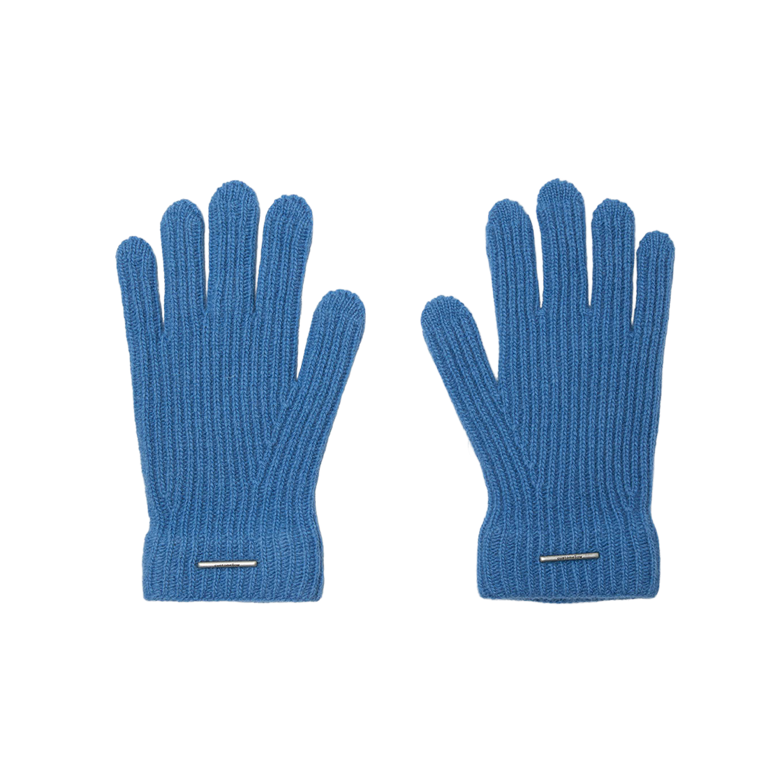 커스텀멜로우 립 니트 장갑 블루(Customellow Rib Knit Gloves Blue)