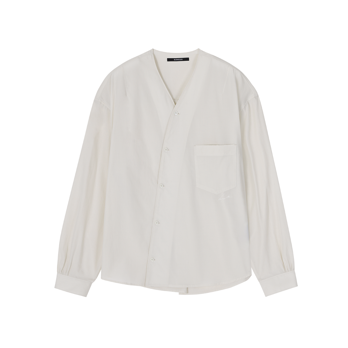 SI2SH704WH SONGZIO COLLECTION Hanbok Shirt White