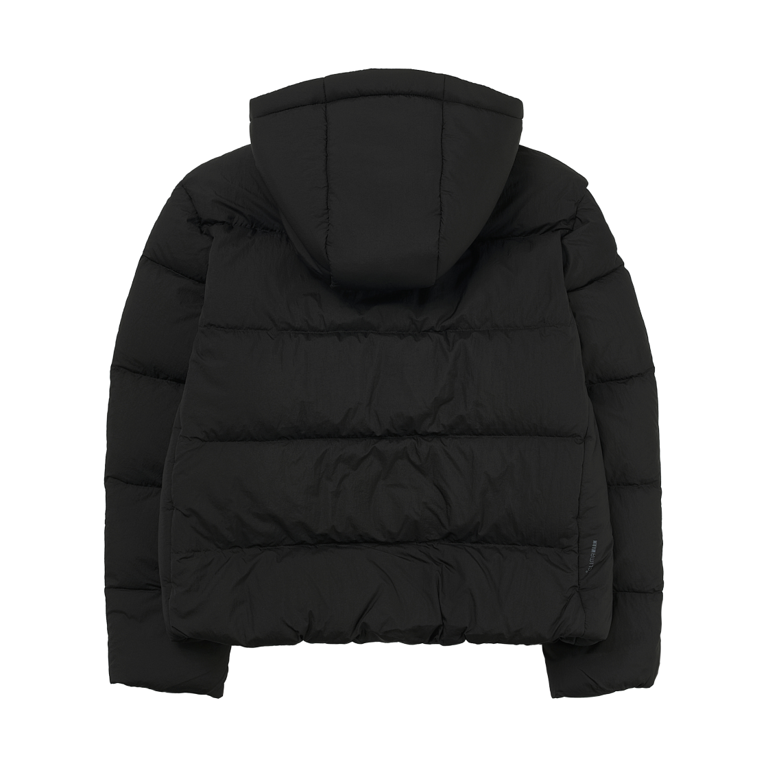 (W) 아디다스 에센셜 클라이마웜 삼선 퍼퍼 다운 후드 자켓 블랙 - KR 사이즈((W) Adidas Essentials Climawarm 3-Stripes Puffer Down Hooded Jacket Black - KR Sizing) - 2
