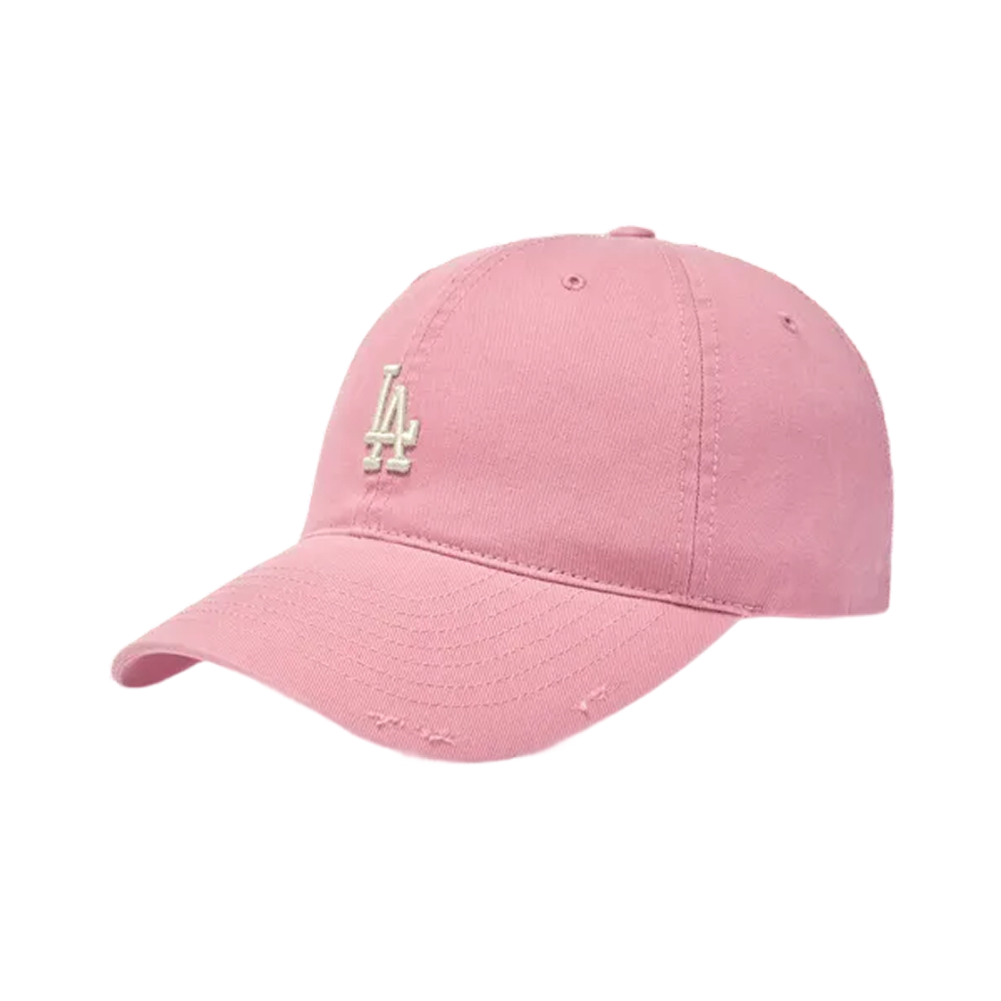 3ACPB076N-07PKM MLB Street Back Arch Unstructured Ball Cap LA Dodgers Pink