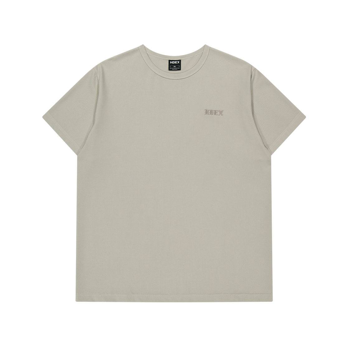 H1AM1MLTS930GG HDEX Fine Motion Waffle Short Sleeve Greige