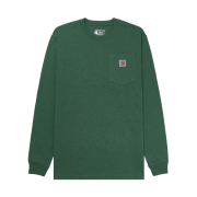 Carhartt Loose Fit Heavyweight Regular Long Sleeve Pocket T-Shirt North Woods Heather