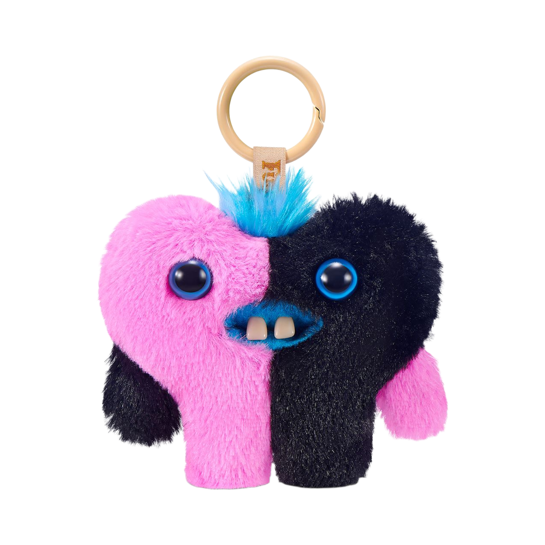 퍼글러 베이비 하티 맥파티 키링 퍼플 네이비(Fuggler Baby Heart Mcfarty Keyring Purple Navy)