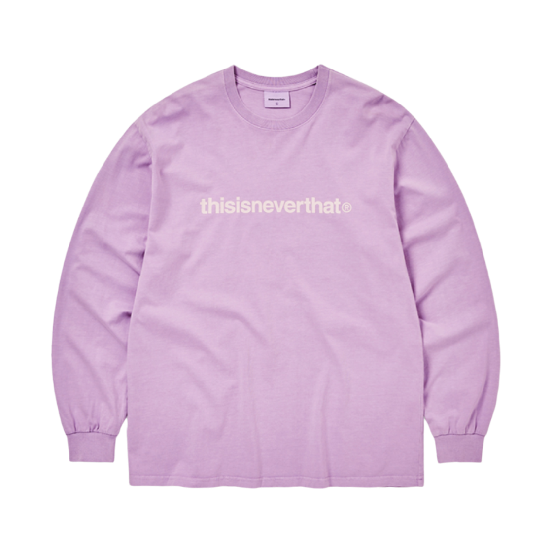 디스이즈네버댓 로고 그래픽 롱슬리브 티셔츠 플럼(Thisisneverthat Logo Graphic L/S T-Shirt Plum) - 1