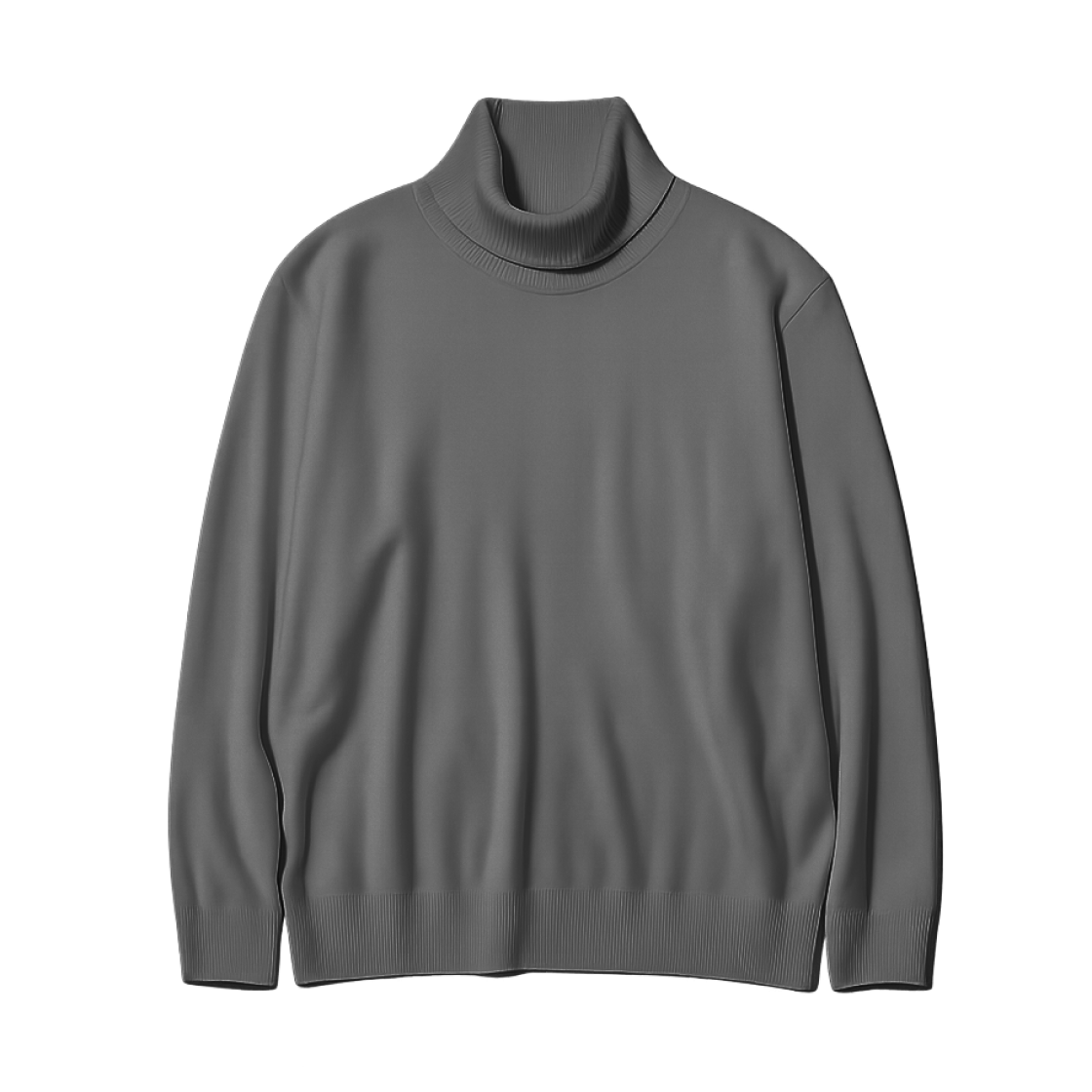 유니클로 캐시미어 터틀넥 스웨터 그레이 - JP