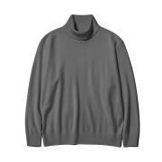 Uniqlo Cashmere Turtle Neck Sweater Gray - JP