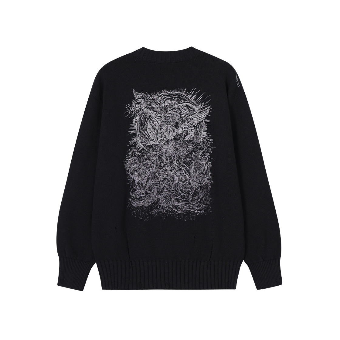 SI2KT700BK SONGZIO COLLECTION Archangel Crewneck Knit Black