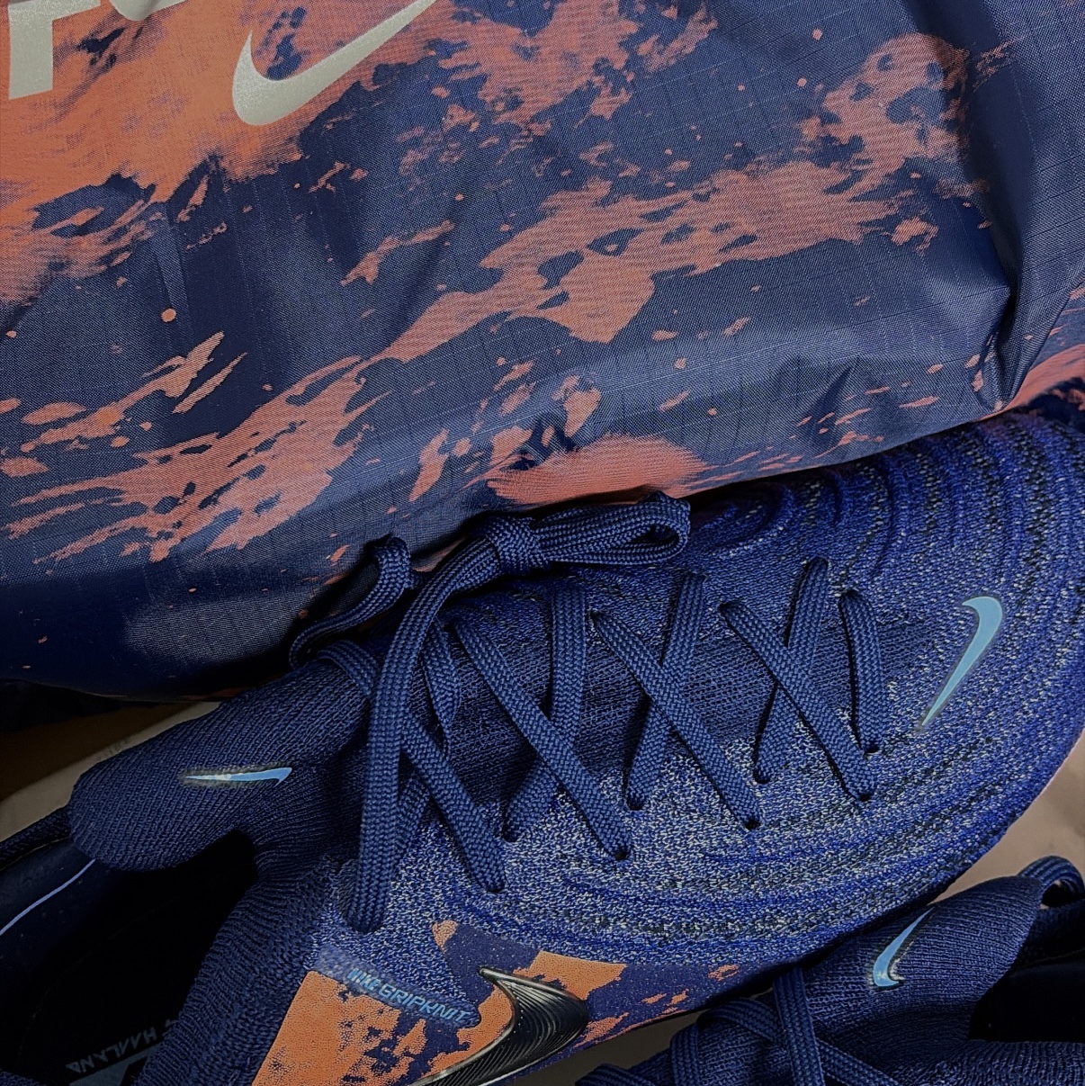 Nike Phantom GX 2 Elite Erling Haaland Force9 FG Blue Void Chrome 착용 스타일