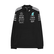 Mercedes AMG Petronas x Adidas Formula One Team Quarter Zip Black White - KR Sizing
