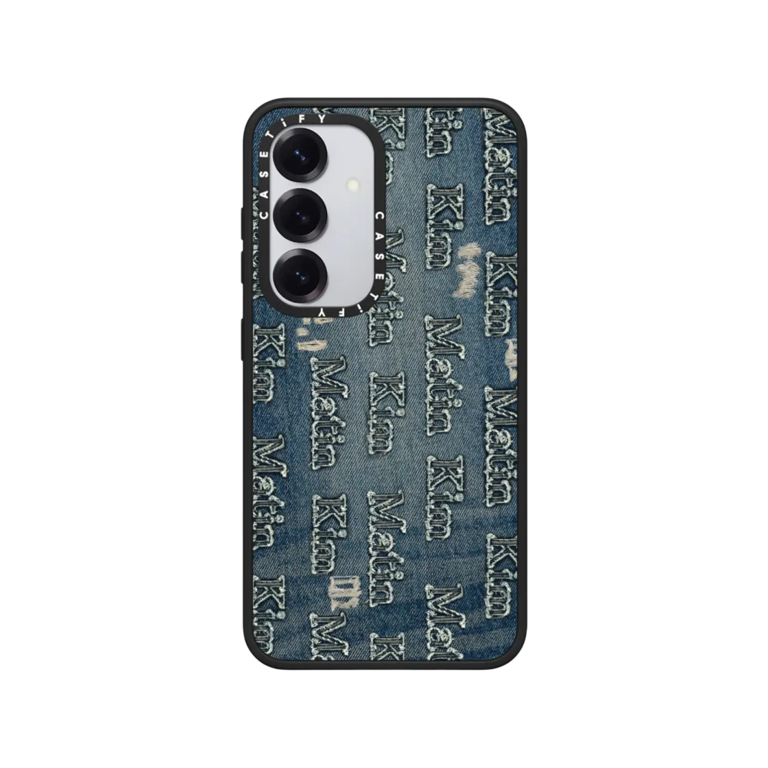 케이스티파이 x 마뗑킴 갤럭시 데님 임팩트 케이스 매트 블랙(Castify x Matin Kim Galaxy Denim Impact Case Matte Black) - 1