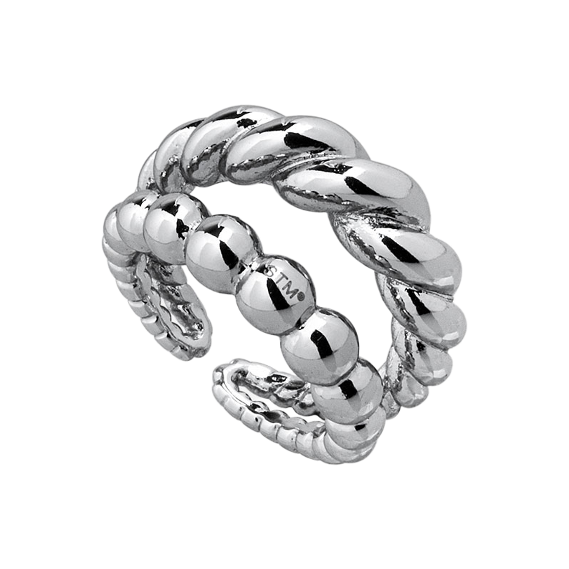 센티멍 넘버 447 링 실버