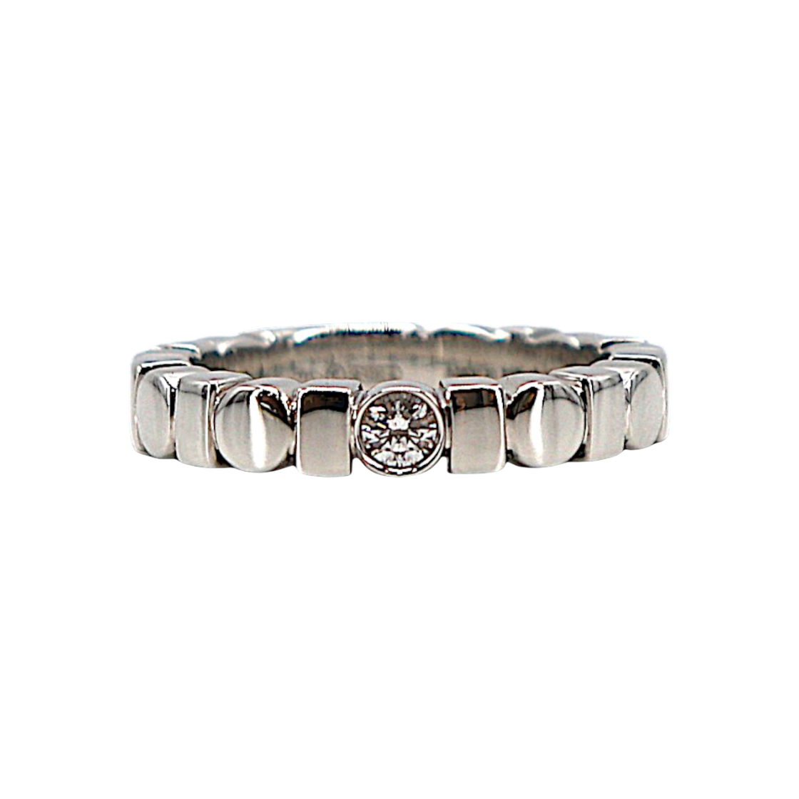 다미아니 벨에포크 웨딩밴드 플래티늄 8호 20108645(Damiani Belle Epoque Platinum Wedding Band Size 8 20108645)