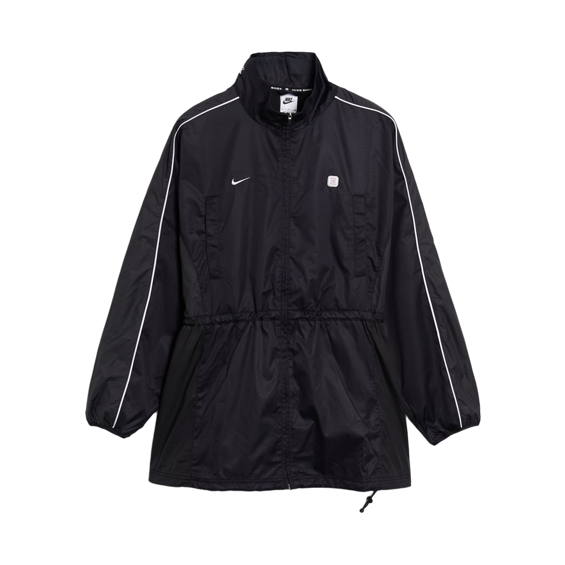 IH0259-010 (W) Nike NSW Shox Woven Jacket Black Anthracite (IH0259-010)