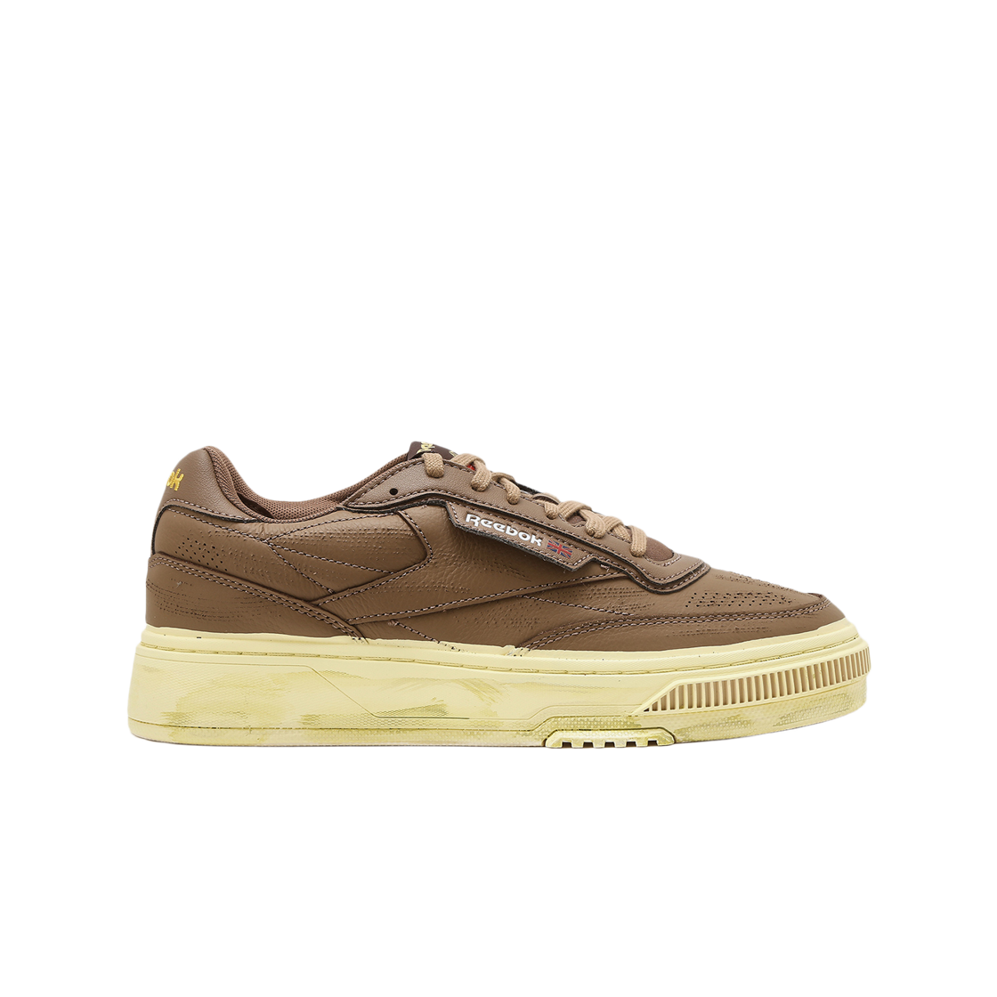 100260259/RESO5F003W2 Reebok Club C LTD Painted Brown