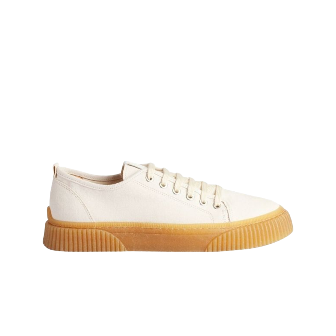 아미 솔 로우탑 캔버스 스니커즈 오프 화이트(AMI Sole Low Top Canvas Sneakers Off White)
