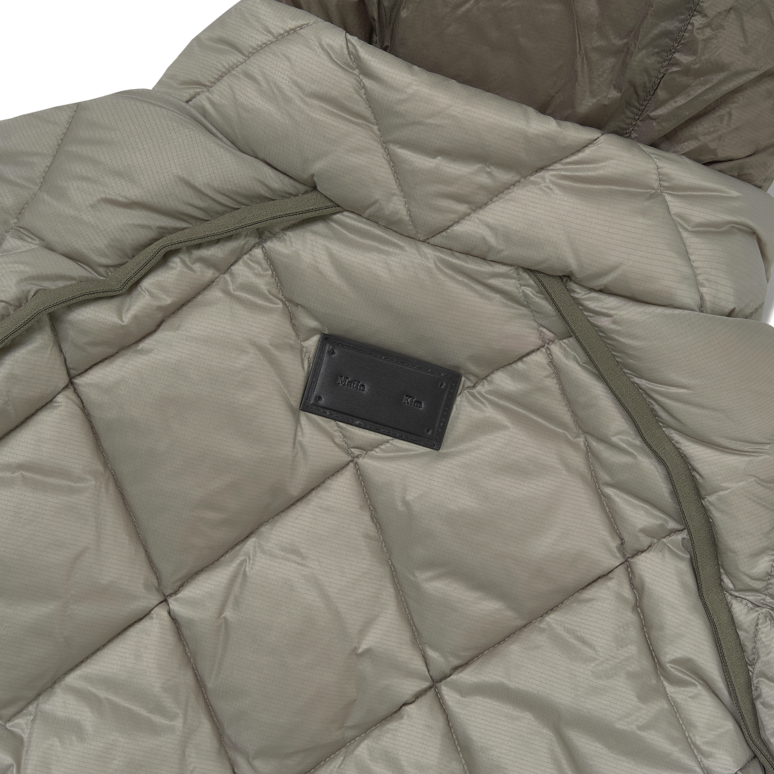 마뗑킴 퀼팅 후디 라이트웨이트 점퍼 다운 블렌디드 베이지(Matin Kim Quilting Hoody Lightweight Jumper Down Blended Beige) - 5