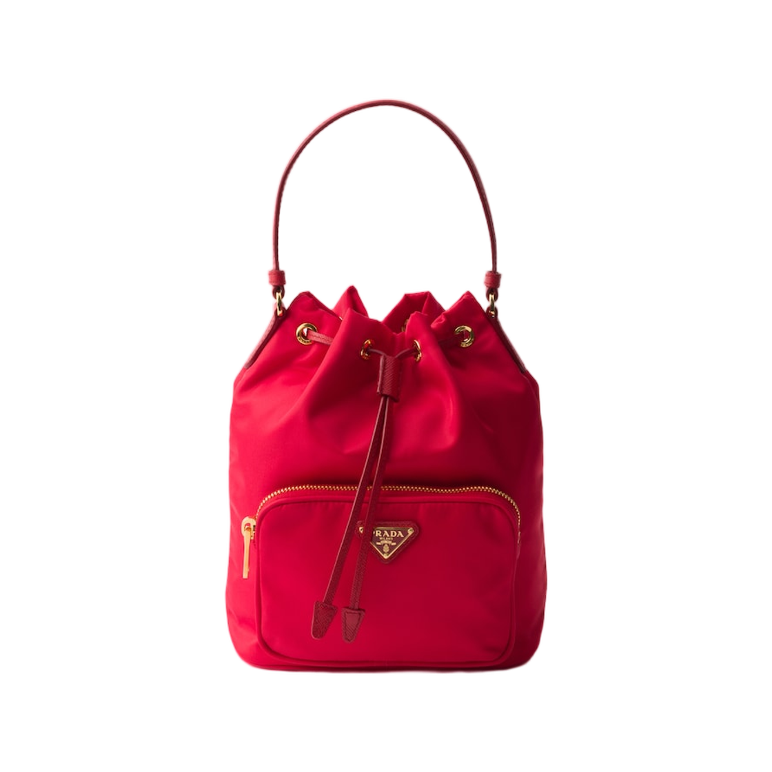 프라다 듀엣 리나일론 버킷백 레드(Prada Duet Re-Nylon Bucket Bag Red) - 1