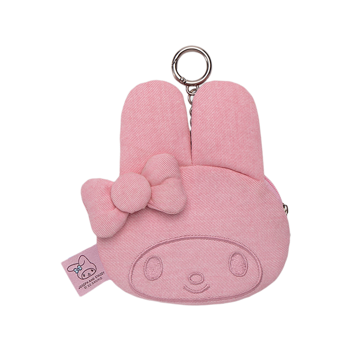 조셉앤스테이시 데님 미니 파우치 마이 멜로디 워시드 핑크(Joseph&Stacey Denim Mini Pouch My Melody Washed Pink)