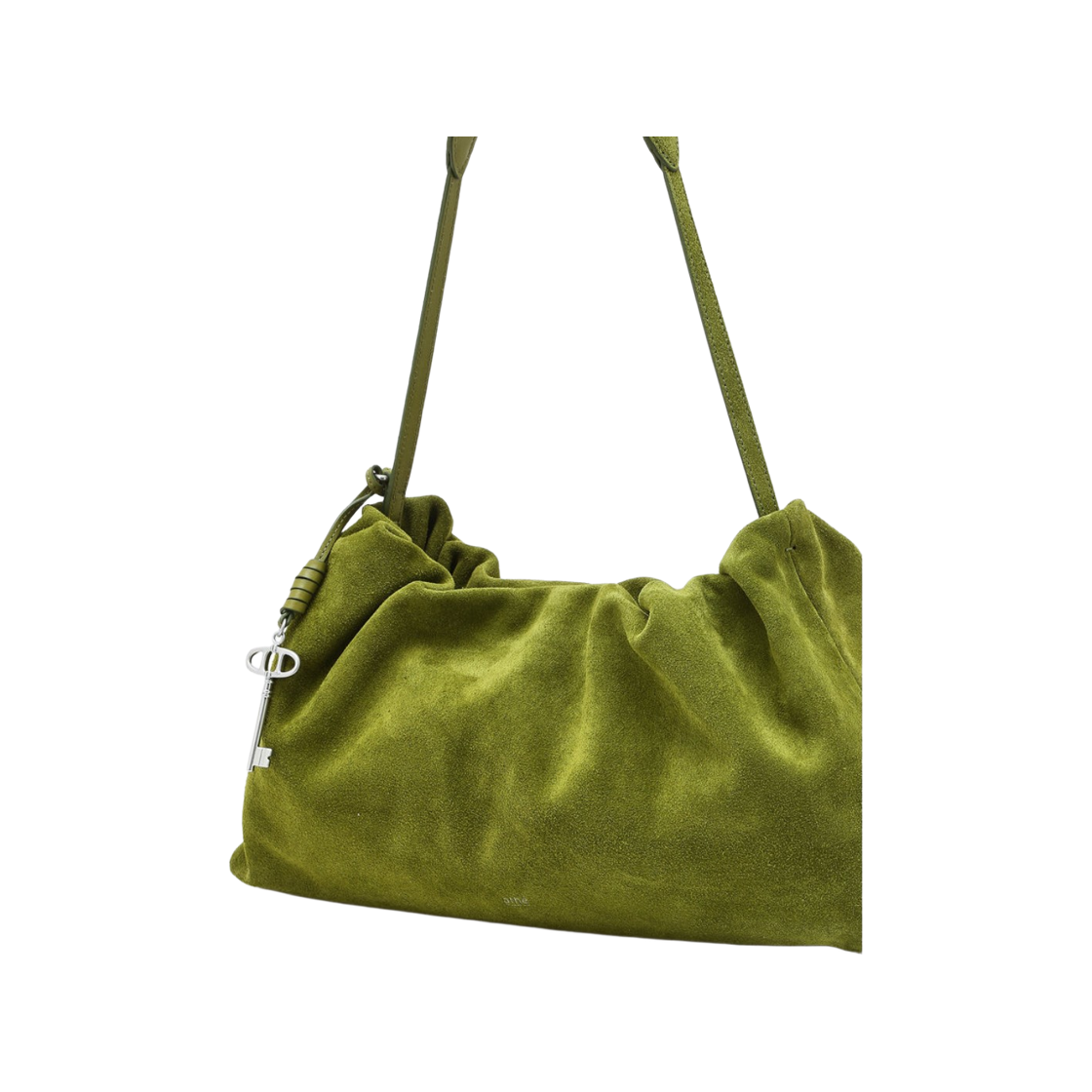아떼 바네사브루노 액세사리 무스 올리브 스웨이드 복조리 숄더백 M 그린(Athe Vanessabruno Acc Mousse Olive Suede Drawstring Shoulder Bag M Normal Green) - 6