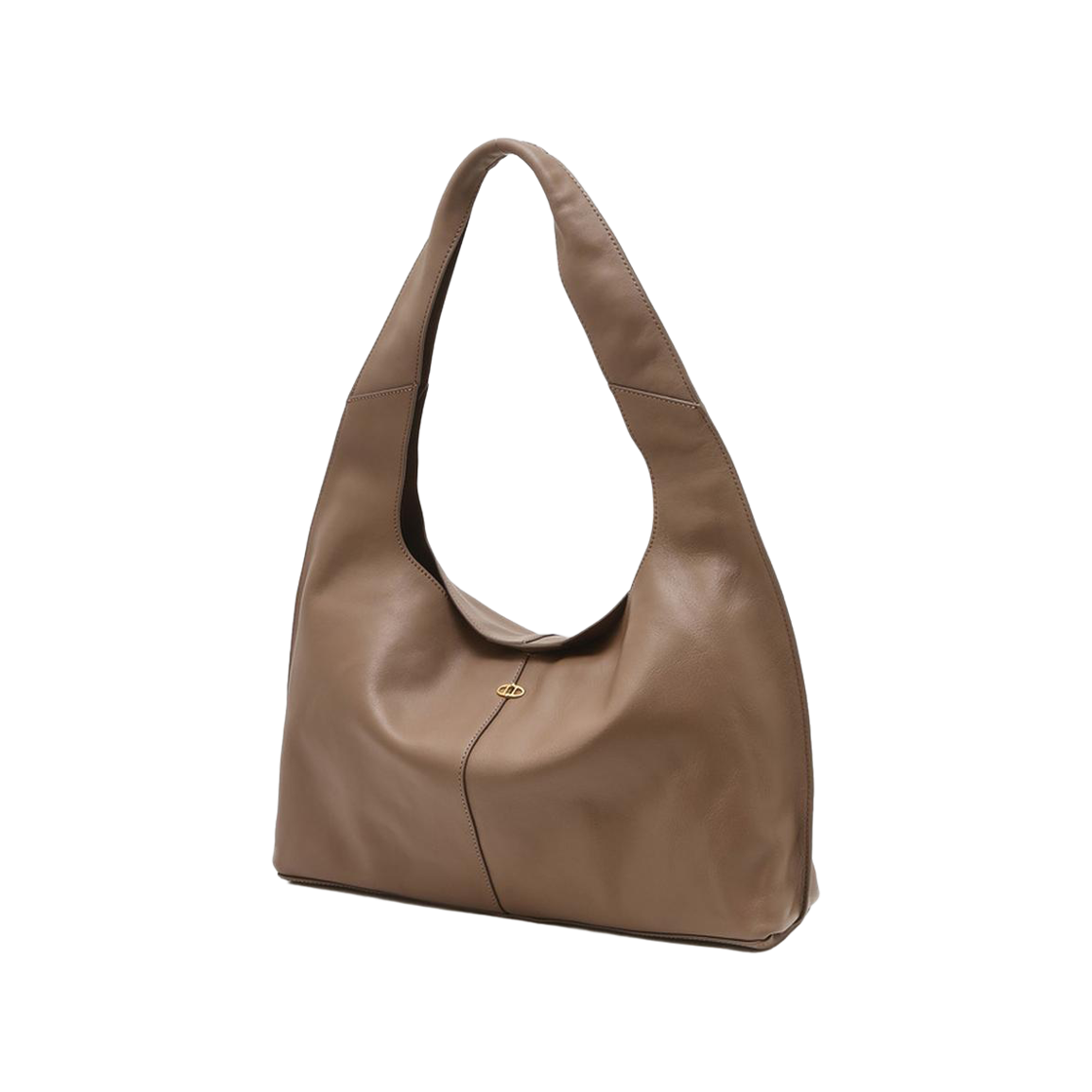 AABA6E460I3 Athe Vanessabruno Acc Maron Mocha Mousse Maron Soft Light Shoulder Bag M Dark Beige
