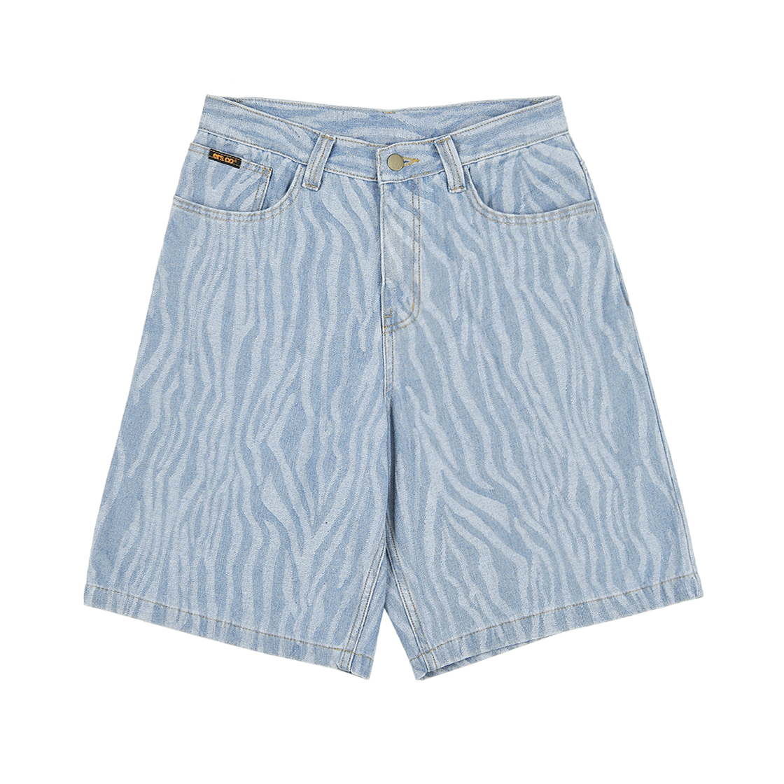 ersco-0084 ersco Zebra Baggy Short Light blue